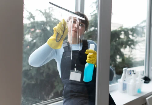 Nettoyage de vitres intérieures et extérieures à Pousthomy